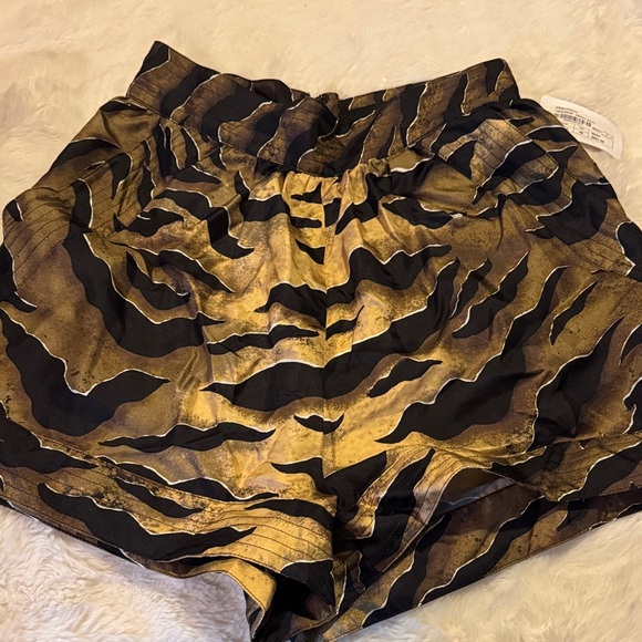 DSQUARED2 Pants - DSquared2 Tiger Print Silk Shorts